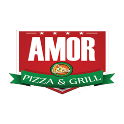 Amor Pizza & Grill logo.